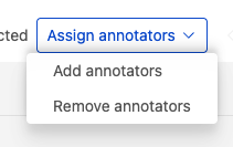 Add or remove annotators
