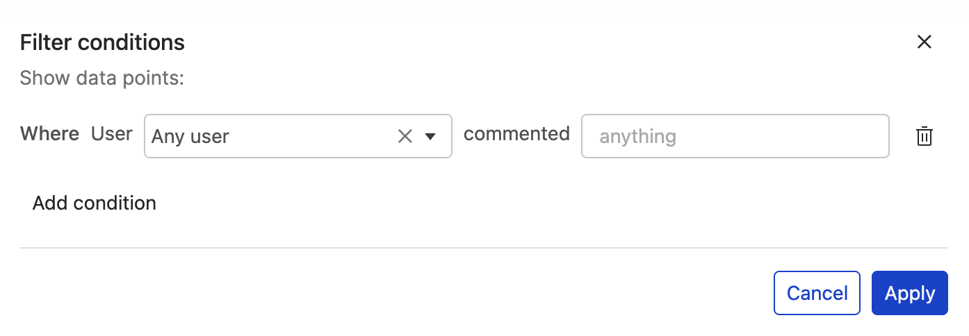 Annotate comment filter