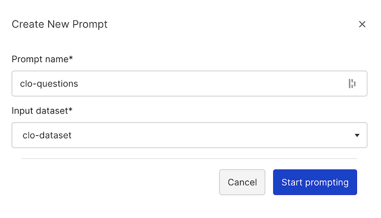 Create a Prompt Workflow