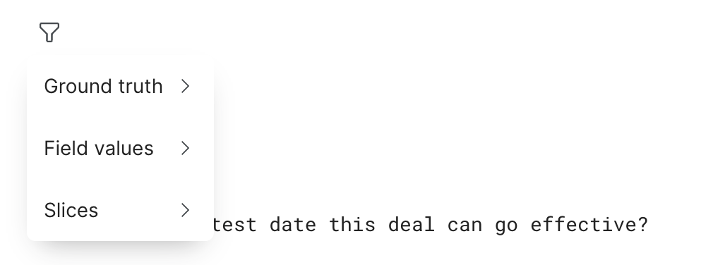 Filter Data