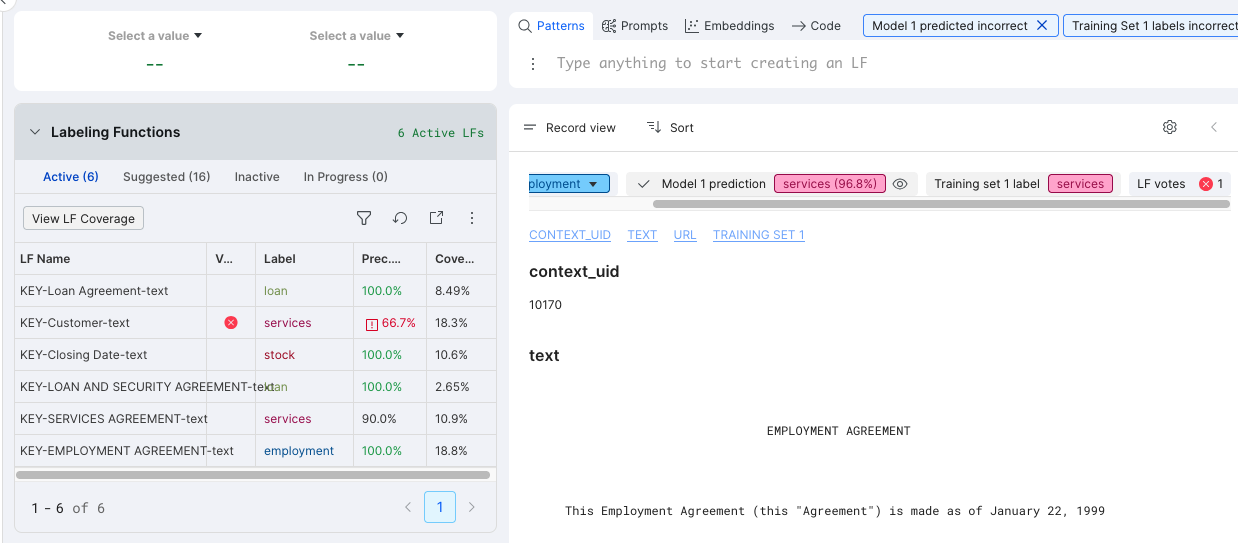 Image of Refining existing LFs