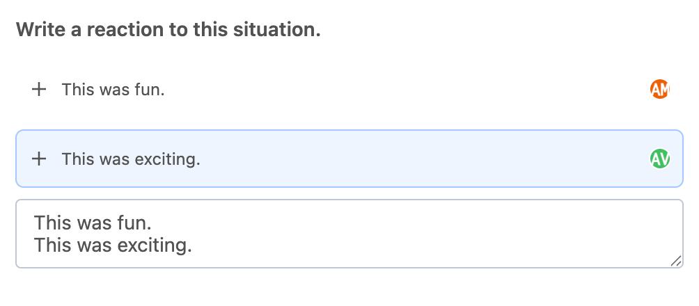 Review text label question
