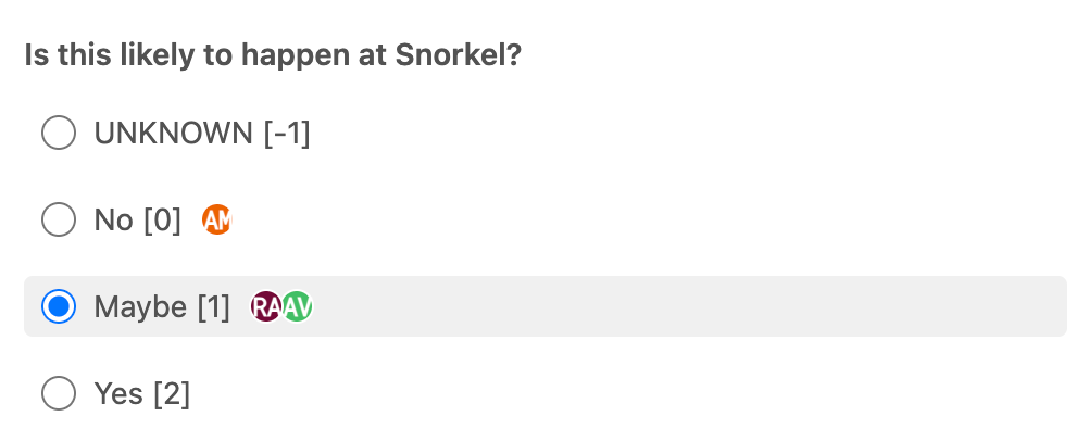 Review single label question