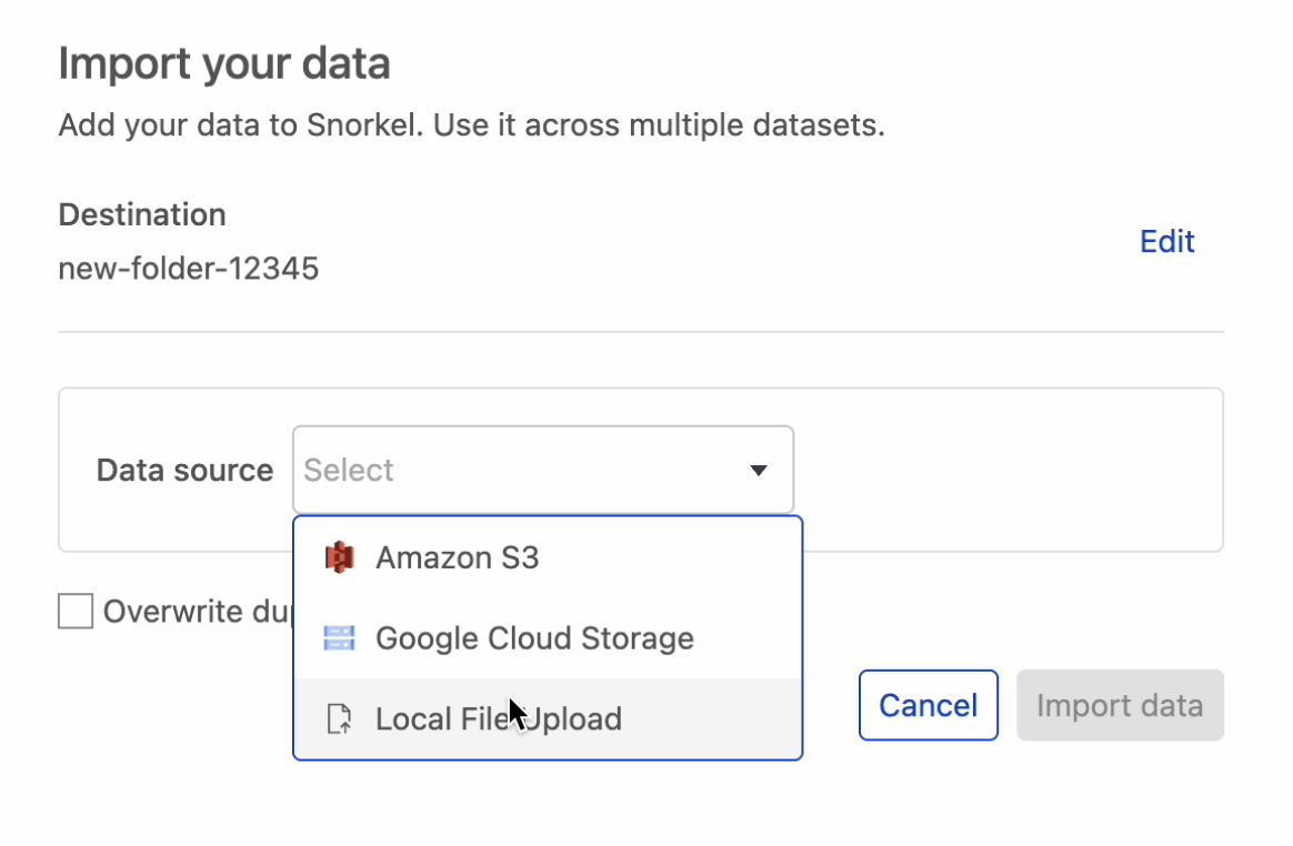 data storage step 3